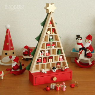 クリスマス ハウスツリー 木製アドベントツリー.png